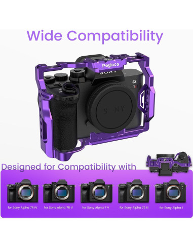 Soporte de cámara Poyinco JN-104Z para Sony Alpha 7R V/IV/S III