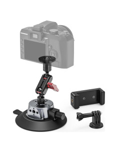 Soporte de Ventosa para Cámara DSLR Jubor 5.1" Ajustable