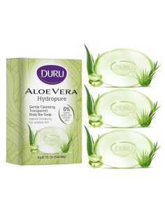 Jabón de Glicerina Duru Aloe Vera Vegano 3 Unidades 348g