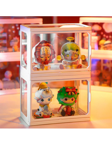 Caja de Exhibición de Vidrio WMM 14x8x10.3 cm Apilable