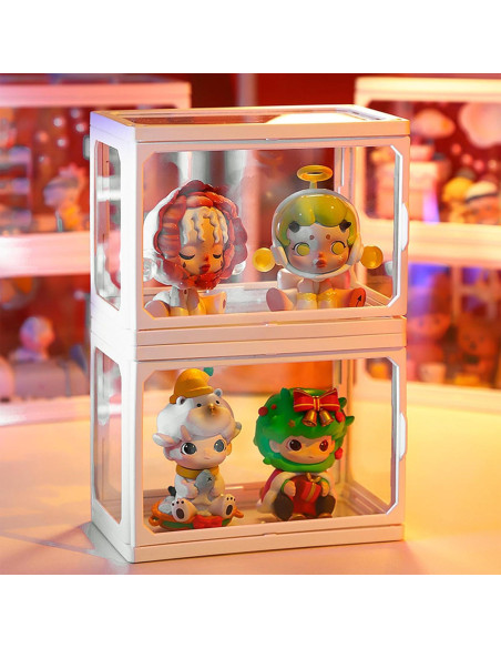 Caja de Exhibición de Vidrio WMM 14x8x10.3 cm Apilable Caja de Exhibición de Vidrio WMM 14x8x10.3 cm Apilable