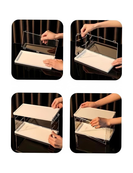 Caja de Exhibición Acrílica Apilable HOMARTIQ 27x14x16 cm