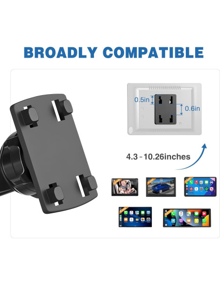 Soporte de Monitor de Cámara de Respaldo CarPlay Liaochengshi