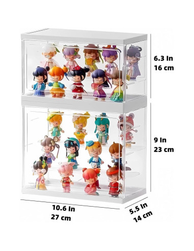 Caja de Exhibición Acrílica Apilable HOMARTIQ 27x14x16 cm