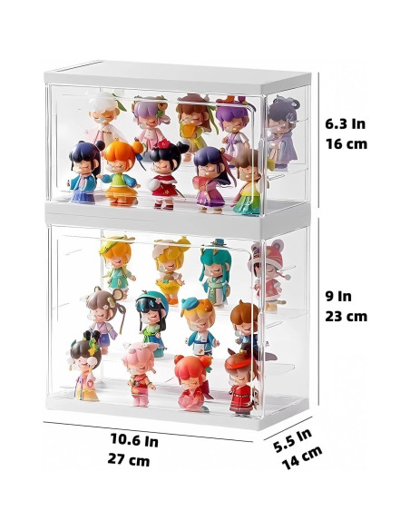 Caja de Exhibición Acrílica Apilable HOMARTIQ 27x14x16 cm