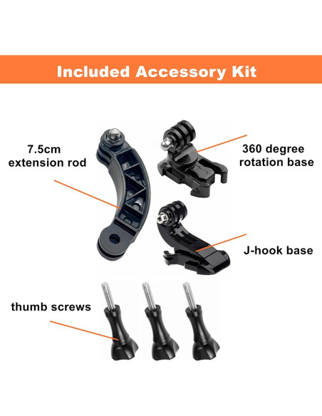 Soporte de Correa para Casco Besvalo con Extensión 7.62cm Soporte de Correa para Casco Besvalo con Extensión 7.62cm