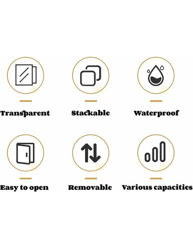 Caja de Exhibición Acrílica Apilable HOMARTIQ 27x14x16 cm