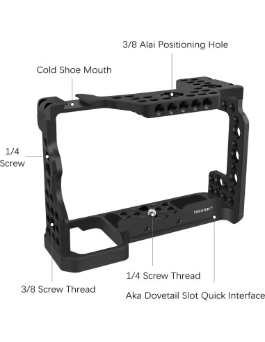Jaula de Cámara FUGASUN para Sony A7II A7III A7RIII A9