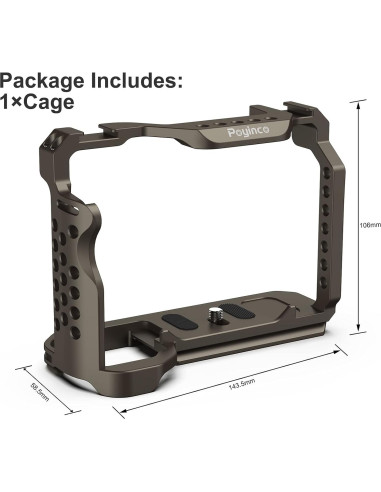 Jaula de cámara Poyinco para Sony Alpha 7S III - 180g