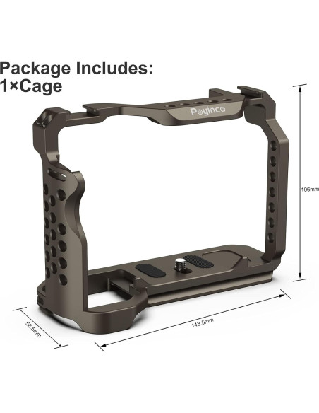 Jaula de cámara Poyinco para Sony Alpha 7S III - 180g