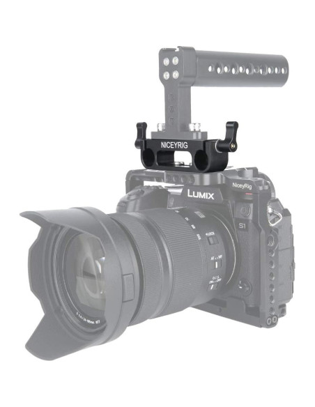 Abrazadera de Varilla 15mm NICEYRIG 326 con Contraagujero 30mm