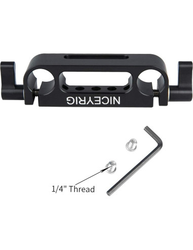 Abrazadera de Varilla 15mm NICEYRIG 326 con Contraagujero 30mm