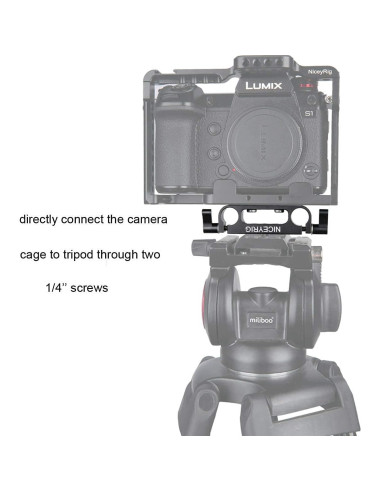 Abrazadera de Varilla 15mm NICEYRIG 326 con Contraagujero 30mm