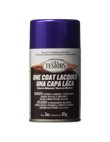 Pintura en Aerosol Testors Extreme Lacquer 85g Morado Brillante