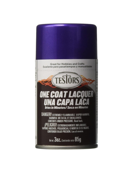 Pintura en Aerosol Testors Extreme Lacquer 85g Morado Brillante