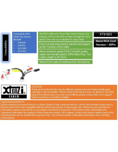 Arnés de Cable RCA Xtenzi XT91923 Compatible Alpine ILXF409 ILXF411 2
