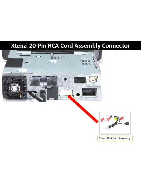 Arnés de Cable RCA Xtenzi XT91923 Compatible Alpine ILXF409 ILXF411