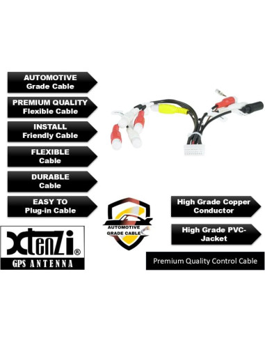 Arnés de Cable RCA Xtenzi XT91923 Compatible Alpine ILXF409 ILXF411