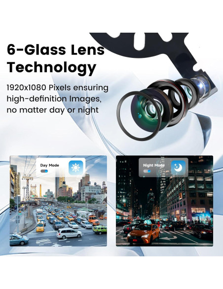 Cámara de Respaldo Dasaita para Jeep Wrangler 2007-2018 1080P