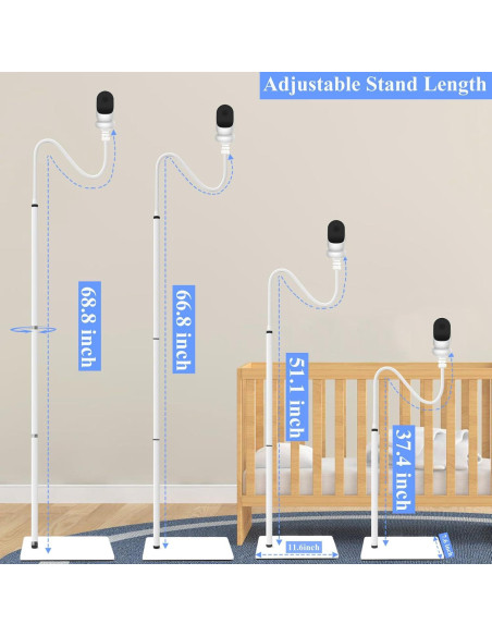 Soporte de pie para monitor de bebé EYSAFT compatible Owlet