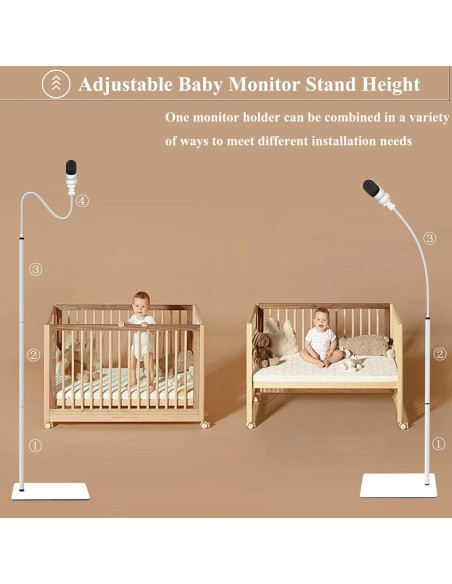 Soporte de pie para monitor de bebé EYSAFT compatible Owlet