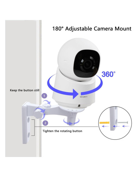 Soporte de Pared para Cámara eufy E30/C220/C210 Ajustable