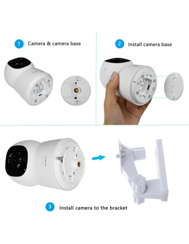 Soporte de Pared para Cámara eufy E30/C220/C210 Ajustable