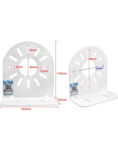 Soporte de Cámara en L CompCCTV para Montaje en Pared - 2 Unidades 2