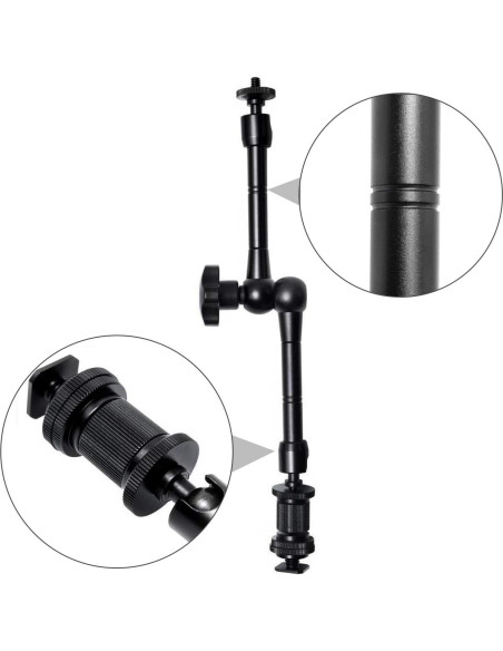 Brazo Mágico Articulado WANBY 285 mm con Montaje Frío