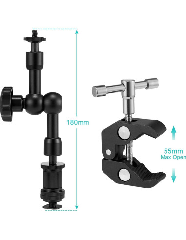Brazo Articulado de Fricción Mágica WANBY 178 mm Ajustable