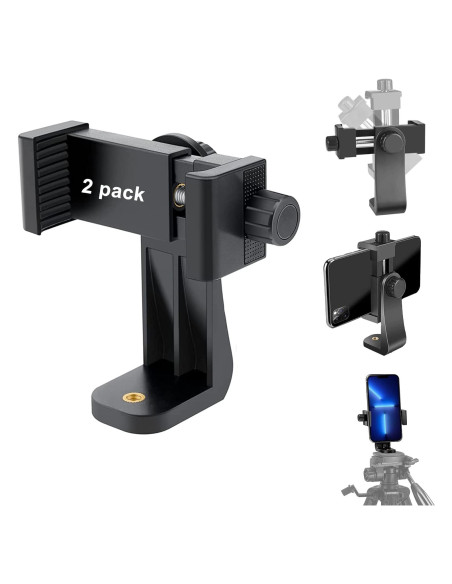 Adaptador de Montaje para Trípode de Teléfono Eszkozta - 2 Paquetes
