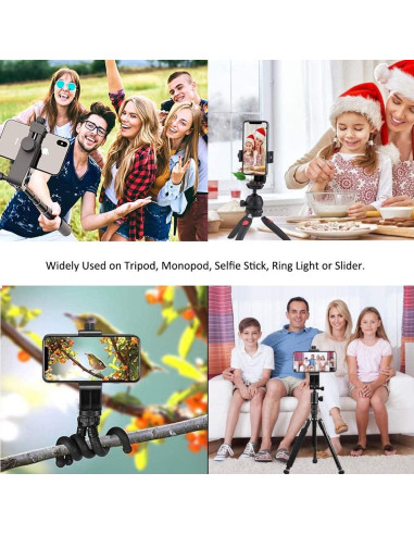 Adaptador de Montaje para Trípode de Teléfono Eszkozta - 2 Paquetes