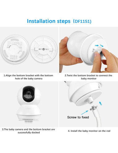 Soporte Flexible Aobelieve para Cámara TP-Link Tapo C200/C210