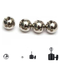 Adaptadores Esféricos de 17mm VizGiz - Paquete de 4 Unidades