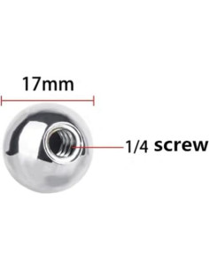 Adaptadores Esféricos de 17mm VizGiz - Paquete de 4 Unidades 2