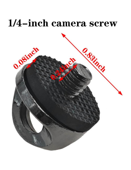 Soporte de Tornillo para Correa de Cuello de Cámara BOKWORE 4 Pcs