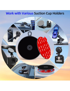 Disco Adhesivo de Montaje Volport 75mm para Soporte de Teléfono 2