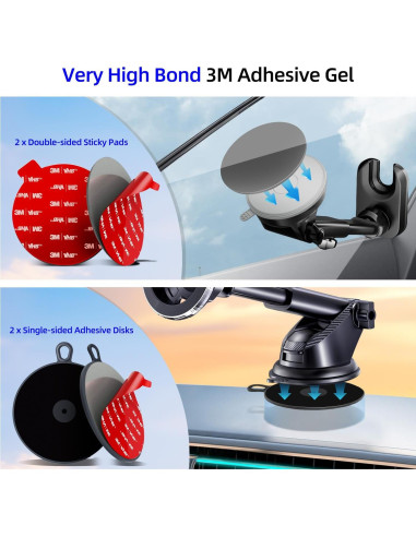 Disco Adhesivo de Montaje Volport 75mm para Soporte de Teléfono