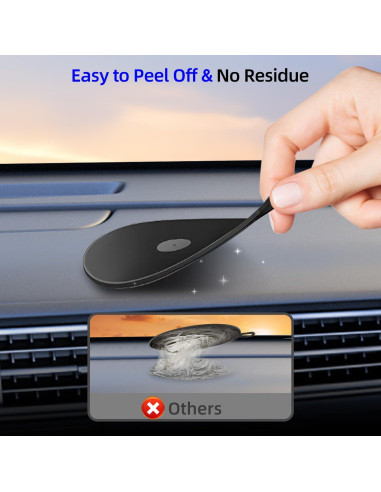 Disco Adhesivo de Montaje Volport 75mm para Soporte de Teléfono