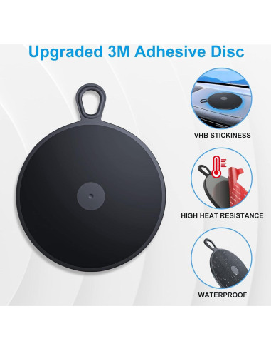 Disco Adhesivo de Montaje Volport 75mm para Soporte de Teléfono