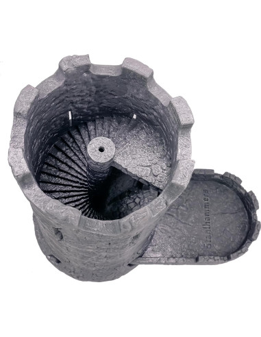 Torre de Dados 3D Stahlhammer para D&D y Juegos de Rol