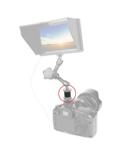 Brazo Mágico Articulado 28cm con Tuercas 1/4" para Cámara 2