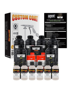 Kit Recubrimiento Cama Camión U-POL Raptor 6L + Pistola Aplicación