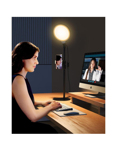 Luz de Anillo de Escritorio Yarrashop 61-81 cm Ajustable USB