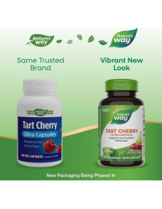Cápsulas Ultra de Cereza Ácida Nature's Way 1200 mg 90 Veganas 2
