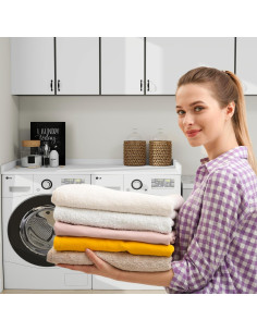 Encimera para Lavadora y Secadora vomavex 137.2 cm Blanco 2