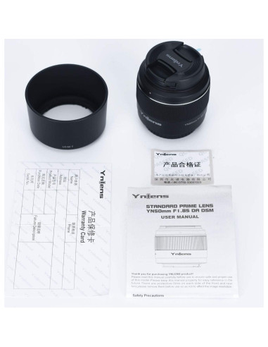 Lente Yongnuo YN50mm F1.8S para Cámaras Sony E-Mount