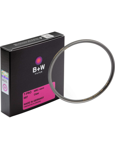 B+W Filtros 77mm Polarizador Circular y Claro MRC Nano