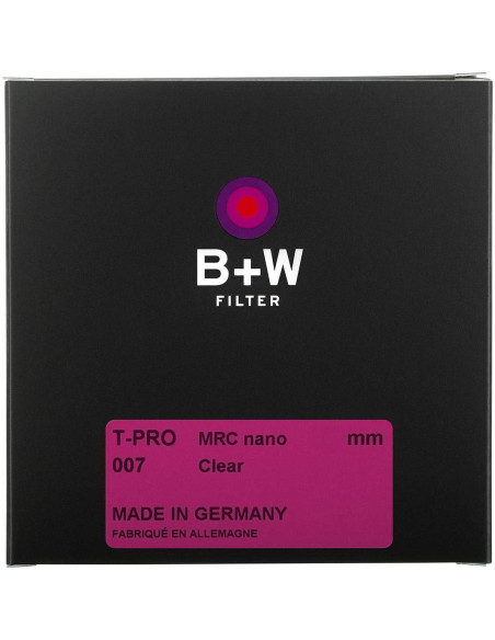 B+W Filtros 77mm Polarizador Circular y Claro MRC Nano