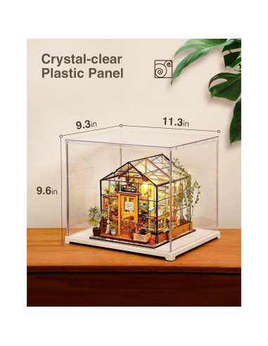 Estuche de exhibición Rolife acrílico transparente 27x22x22.5cm